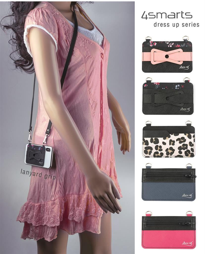 Джоб за Карти с Окачване за Телефон, 4Smarts Dressup Case, Син (3)