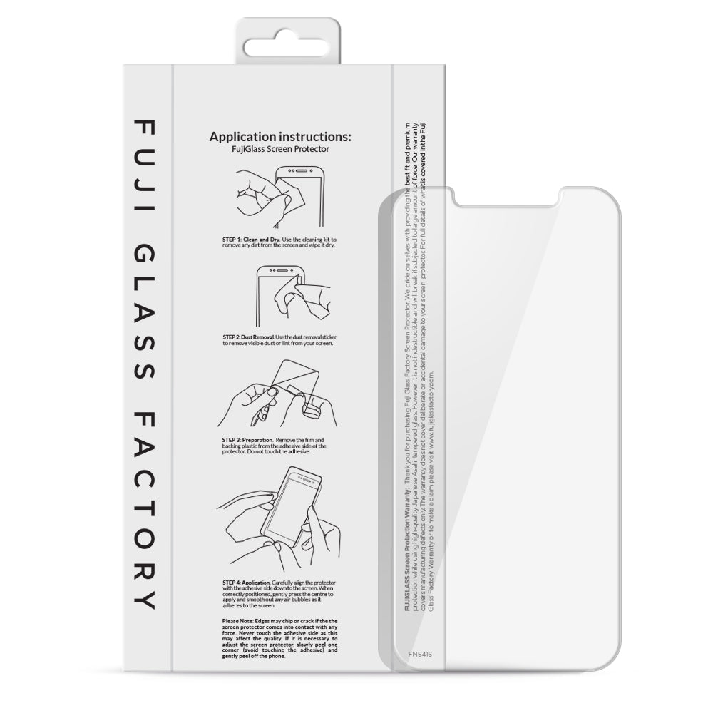 Стъклен Протектор за iPhone 12 Mini, Fuji Fit Glass 2.5D, Прозрачен (3)