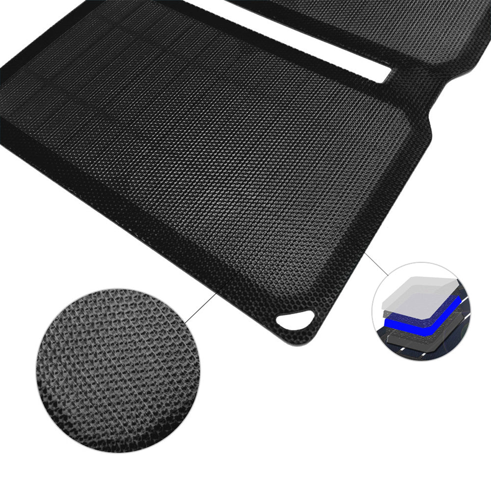 Соларно Зарядно, 4Smarts Foldable Solar Panel 10W, Черен (3)