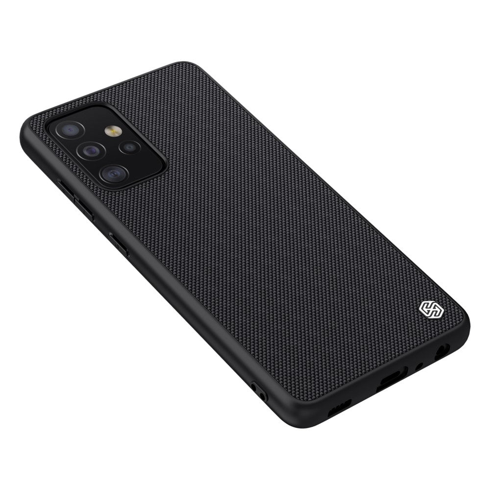 Калъф с Фибро Влакна за Samsung A52, Nillkin Textured Case, Черен (6)
