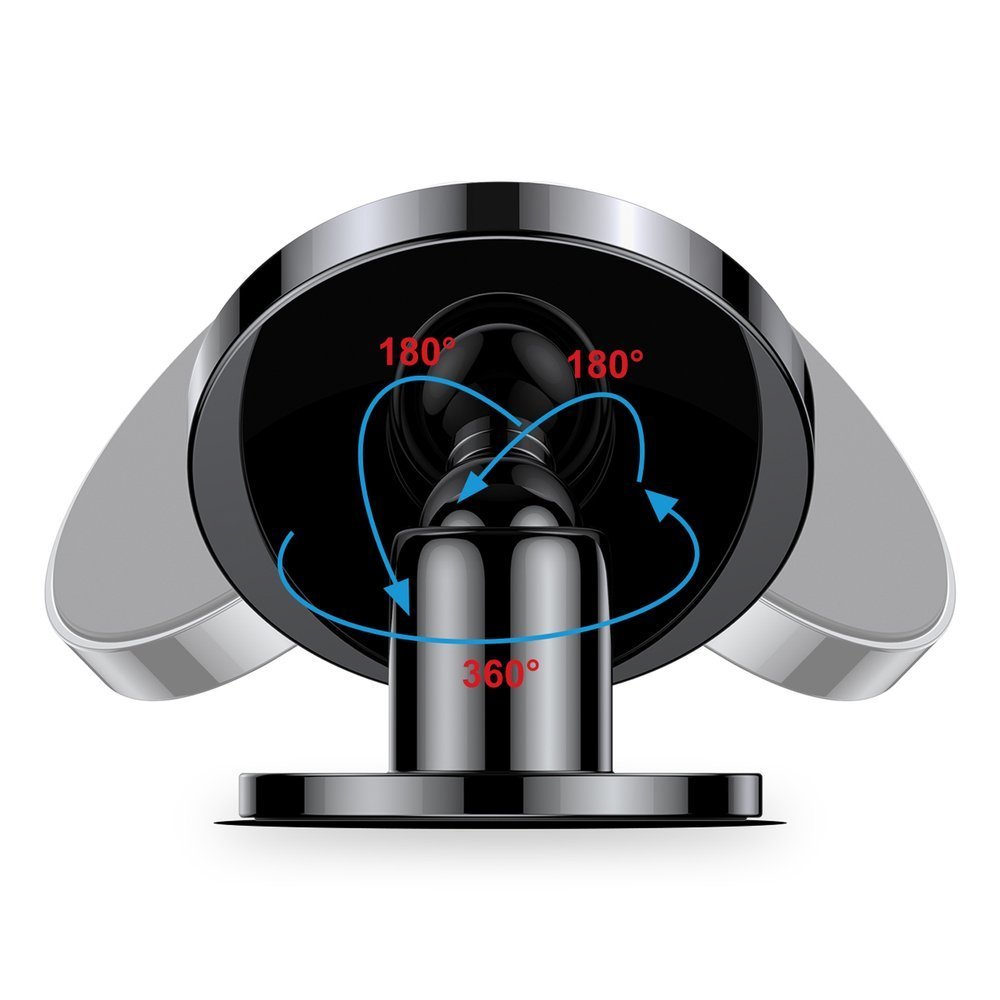 Магнитна Стойка за Кола, Joyroom Holder Dashboard, Черен (4)