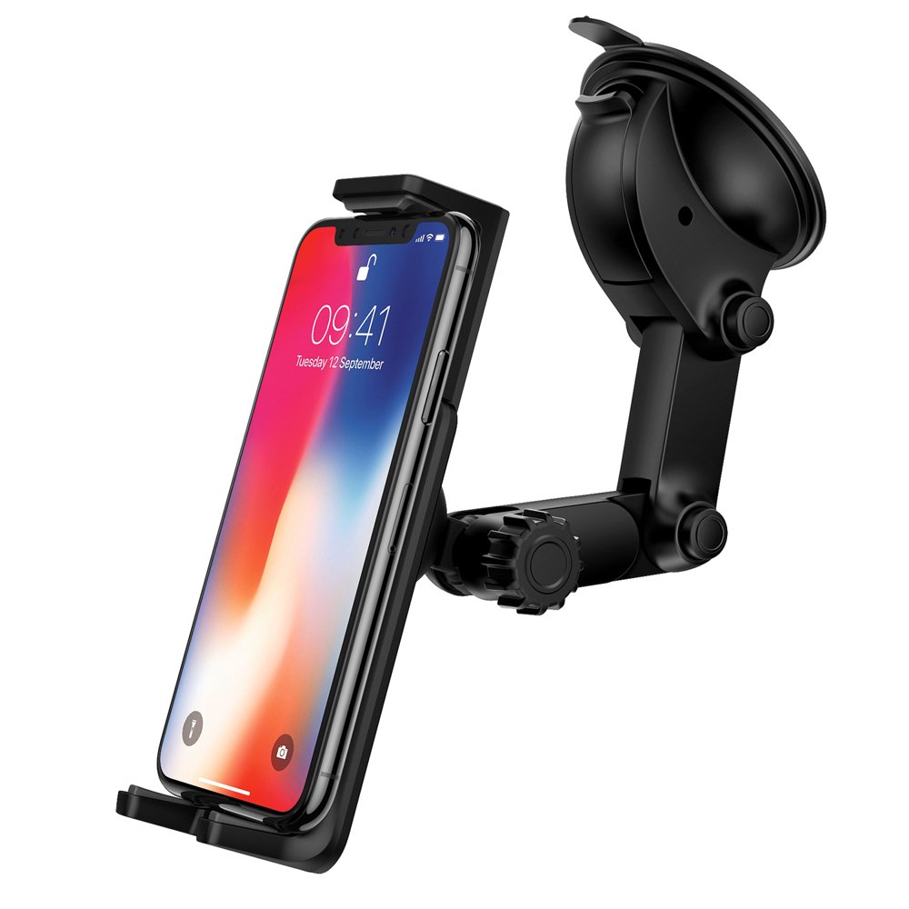Вакуумна Стойка за Кола за Таблет и Телефон, Ringke Board Car Holder, Черен