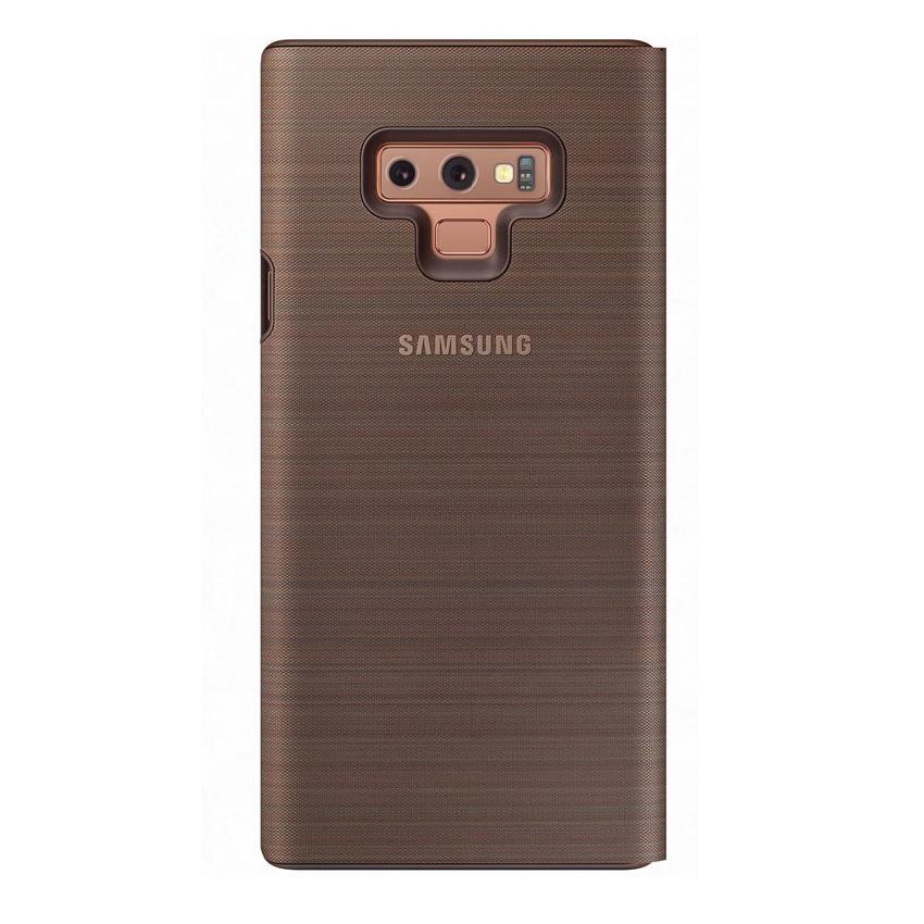 Оригинален Активен Калъф за Samsung Note 9 Led View Cover Book Case Ef-Nn960pae, Кафяв (3)