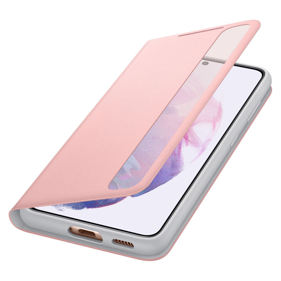 Оригинален Активен Калъф за Samsung S21 Plus Clear View Cover Book Case EF-ZG996CPE, Розов (2)