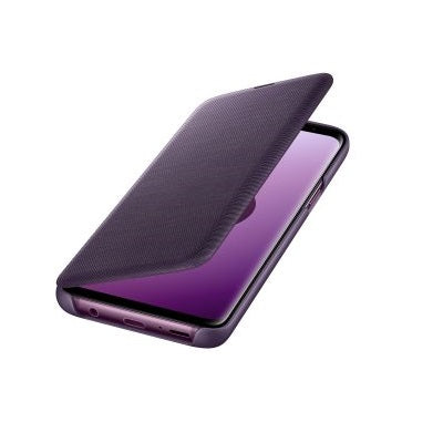 Оригинален Активен Калъф за Samsung S9 Plus Led View Cover Book Case Ef-Ng965pve, Лилав (4)