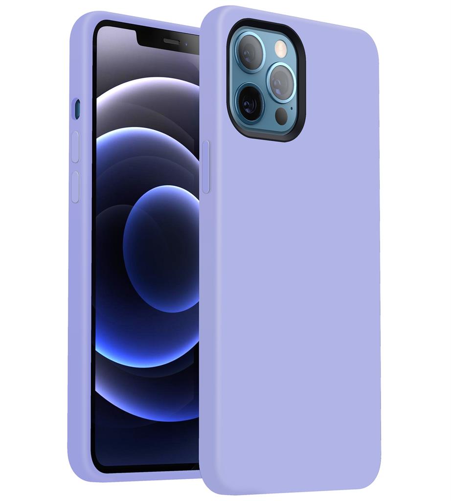 Magsafe Силиконов Калъф за iPhone 12/Pro, Choetech Magnetic Case, Лилав