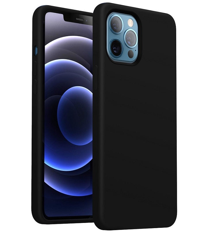 Magsafe Силиконов Калъф за iPhone 12/Pro, Choetech Magnetic Case, Черен