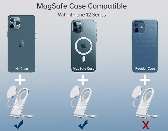 Поставка за MagSafe Зарядно, Choetech Stand, Сребрист (4)