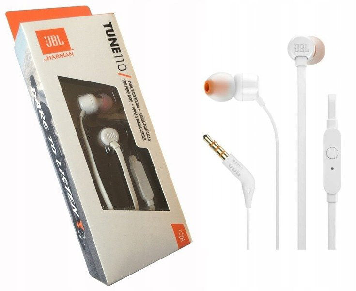 Слушалки за Телефон JBL Tune 110, Бял (4)