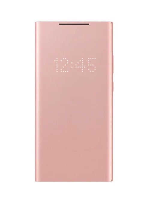 Оригинален Активен Калъф за Samsung Note 20 Ultra, Led View Cover Book Case Ef-Nn985pae, Розов