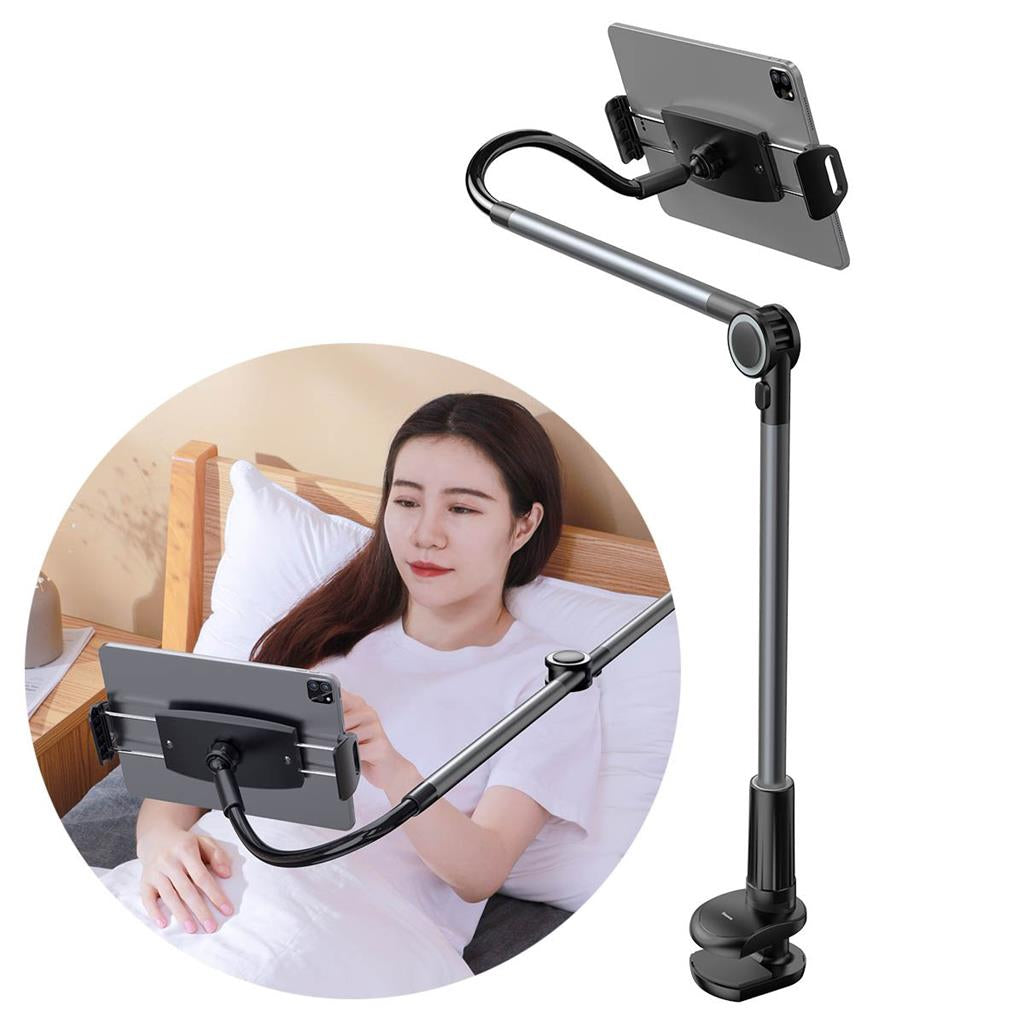 Подвижна Стойка за Таблети и Смартфони, Baseus Adjustment Holder, Черен (2)
