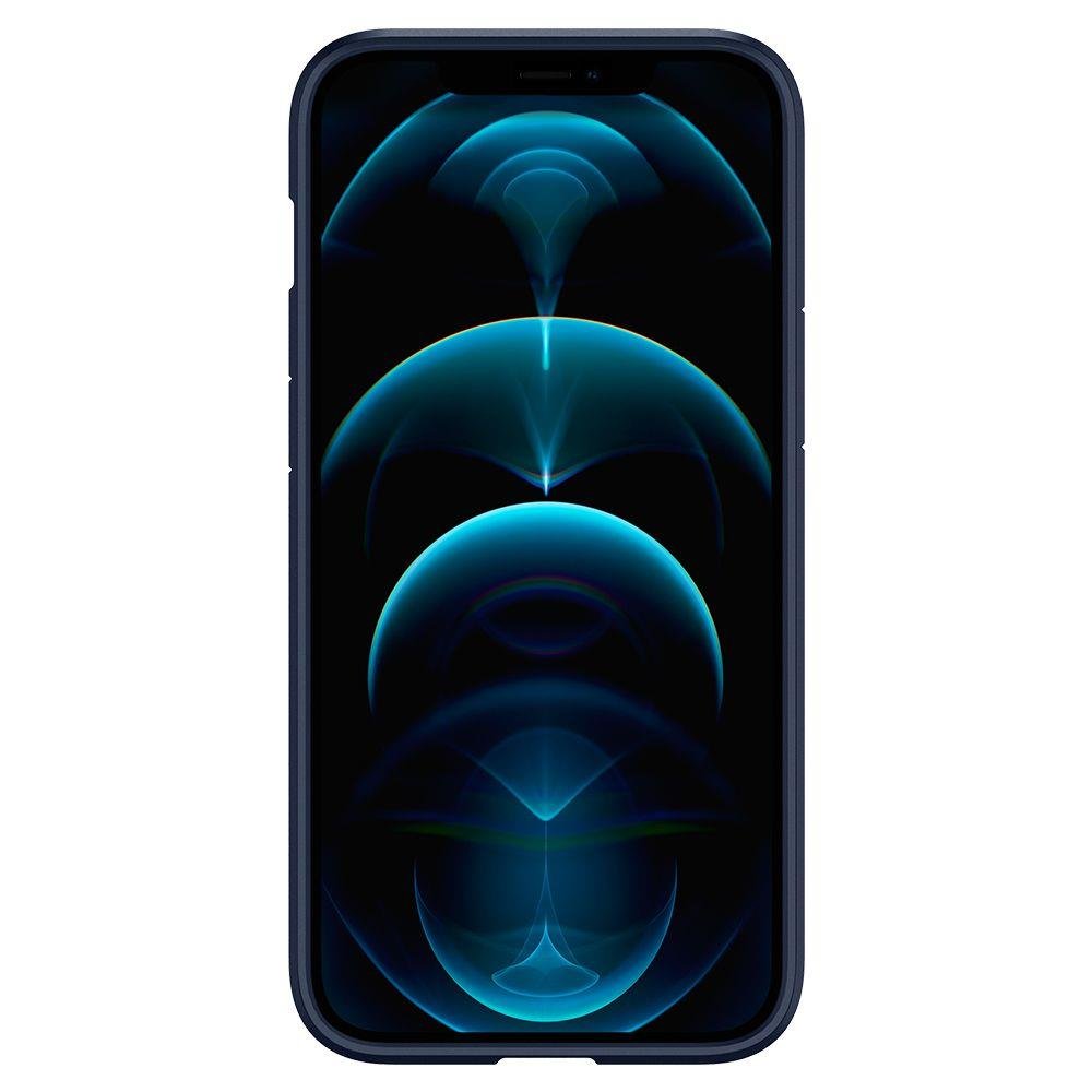 Противоударен Хибриден Калъф за iPhone 12/Pro, Spigen Ultra Hybrid Case, Син (6)