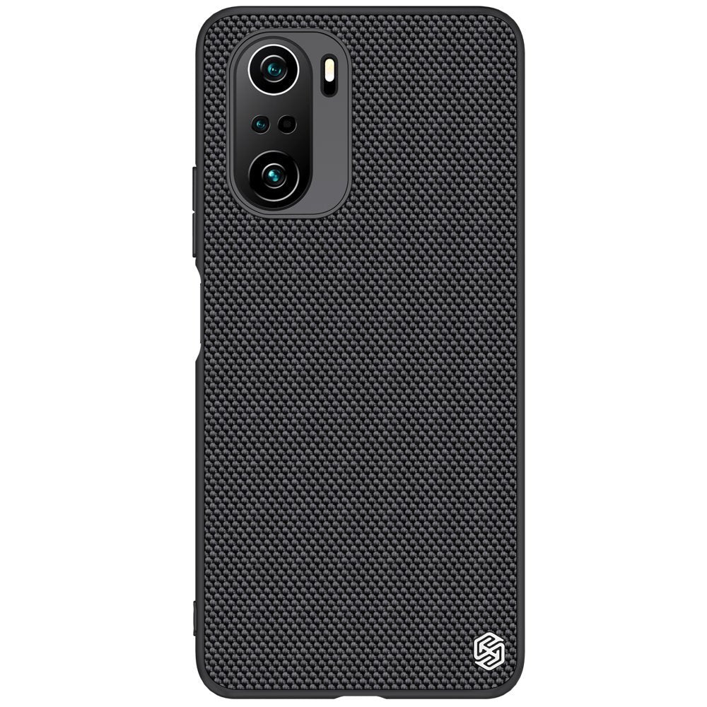 Калъф с Фибро Влакна за Xiaomi Poco F3, Nillkin Textured Case, Черен (6)