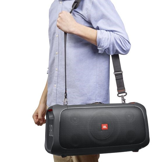 Безжична Колона с Микрофон, JBL Partybox On The Go Bluetooth Speaker, Черен (6)