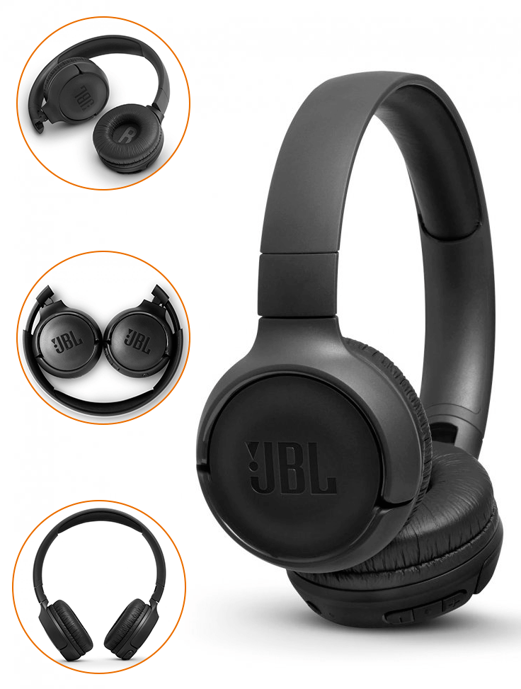Безжични Слушалки, JBL Tune 500BT Headphones Bluetooth, Черен (3)