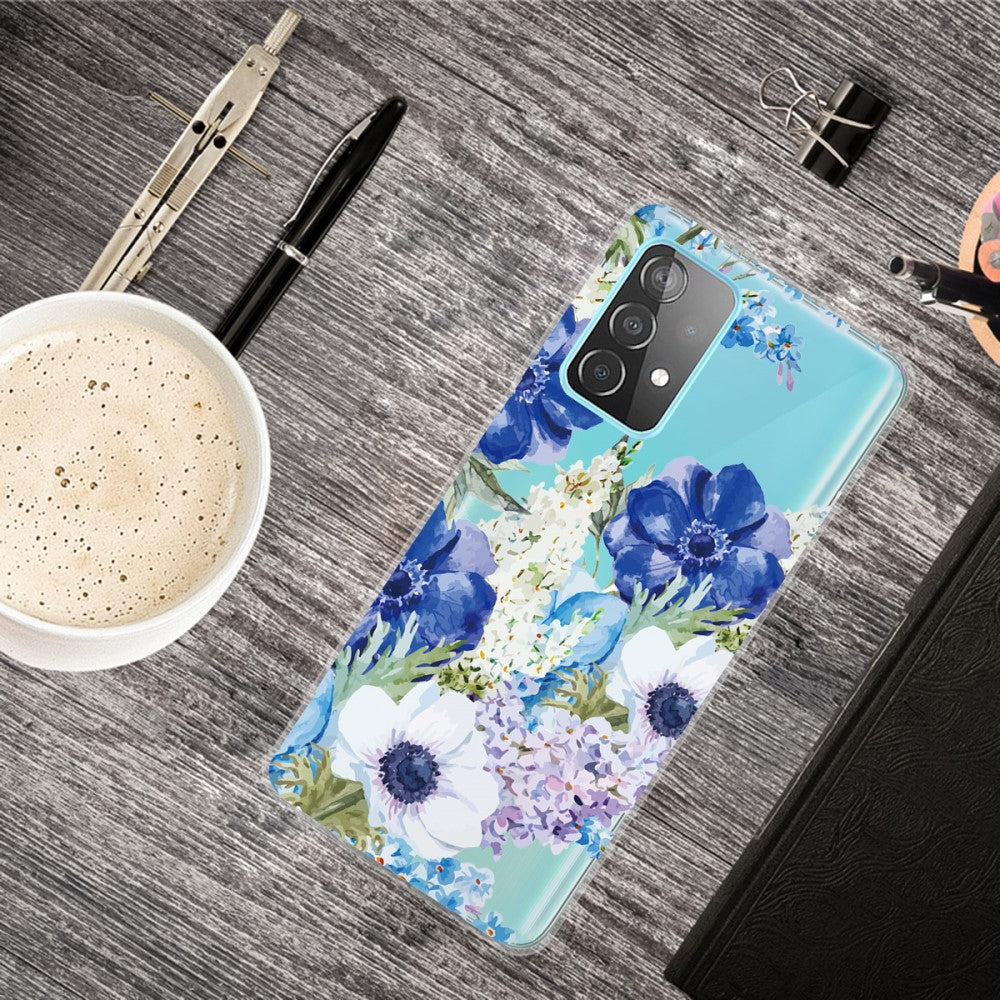 Силиконов Калъф за Samsung A32, Printing Flower Case, Цветен (2)