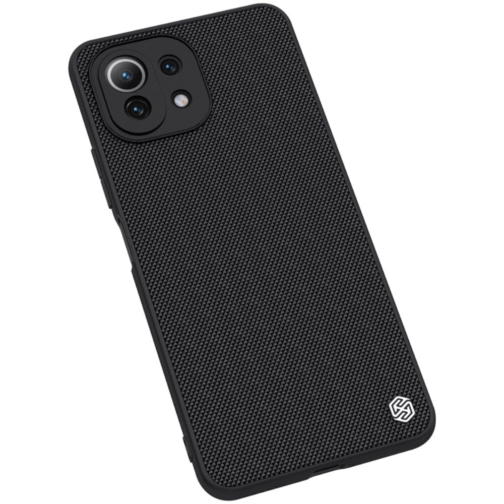 Калъф с Фибро Влакна за Xiaomi Mi 11 Lite, Nillkin Textured Case, Черен (6)