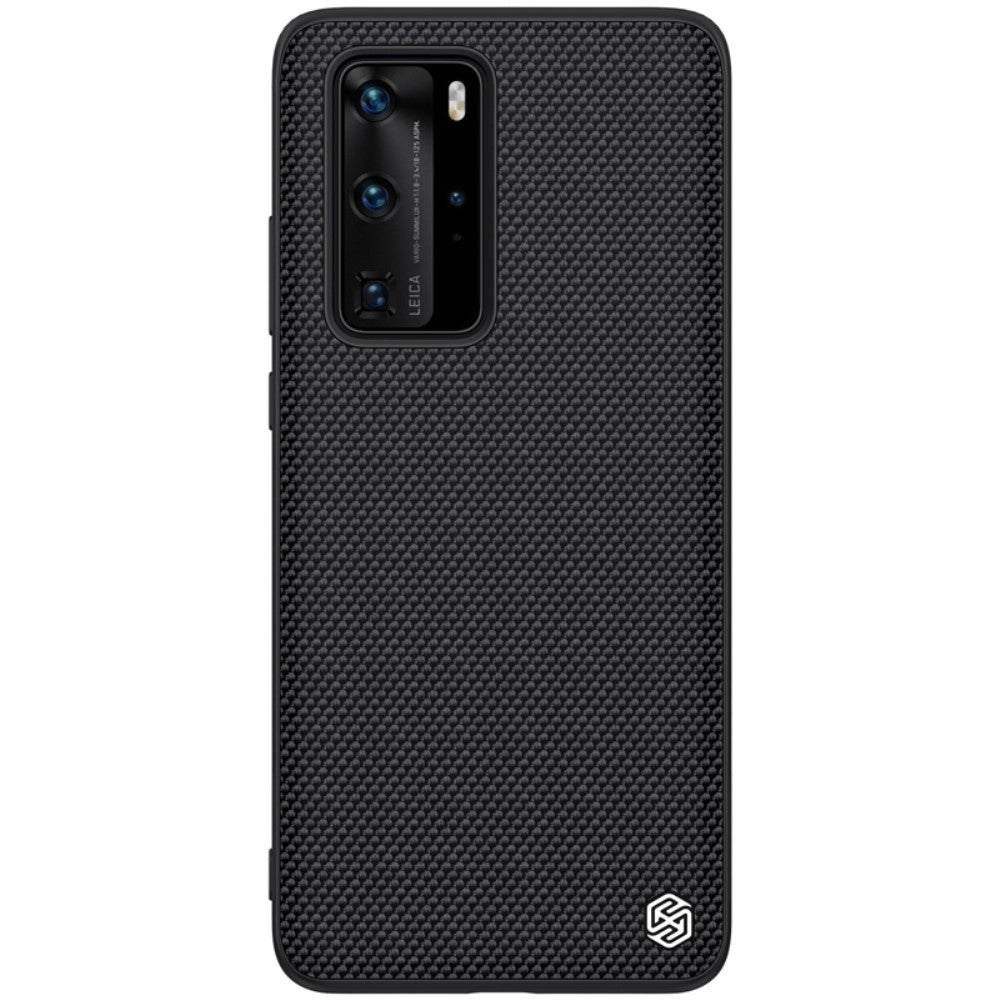 Калъф с Фибро Влакна за Huawei P40 Pro, Nillkin Textured Case, Черен (2)