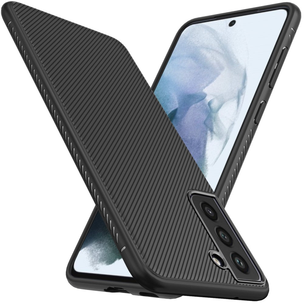 Силиконов Калъф за Samsung S21 FE, Twill Case, Черен (2)