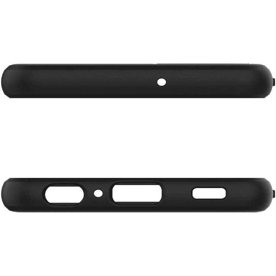 Противоударен Силиконов Калъф за Samsung A32 4G, Spigen Rugged Armor Case, Черен (7)
