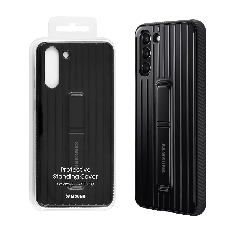 Оригинален Противоударен Калъф за Samsung S21 Plus, Protective Standing Cover Case EF-RG996CBEGWW, Черен (4)