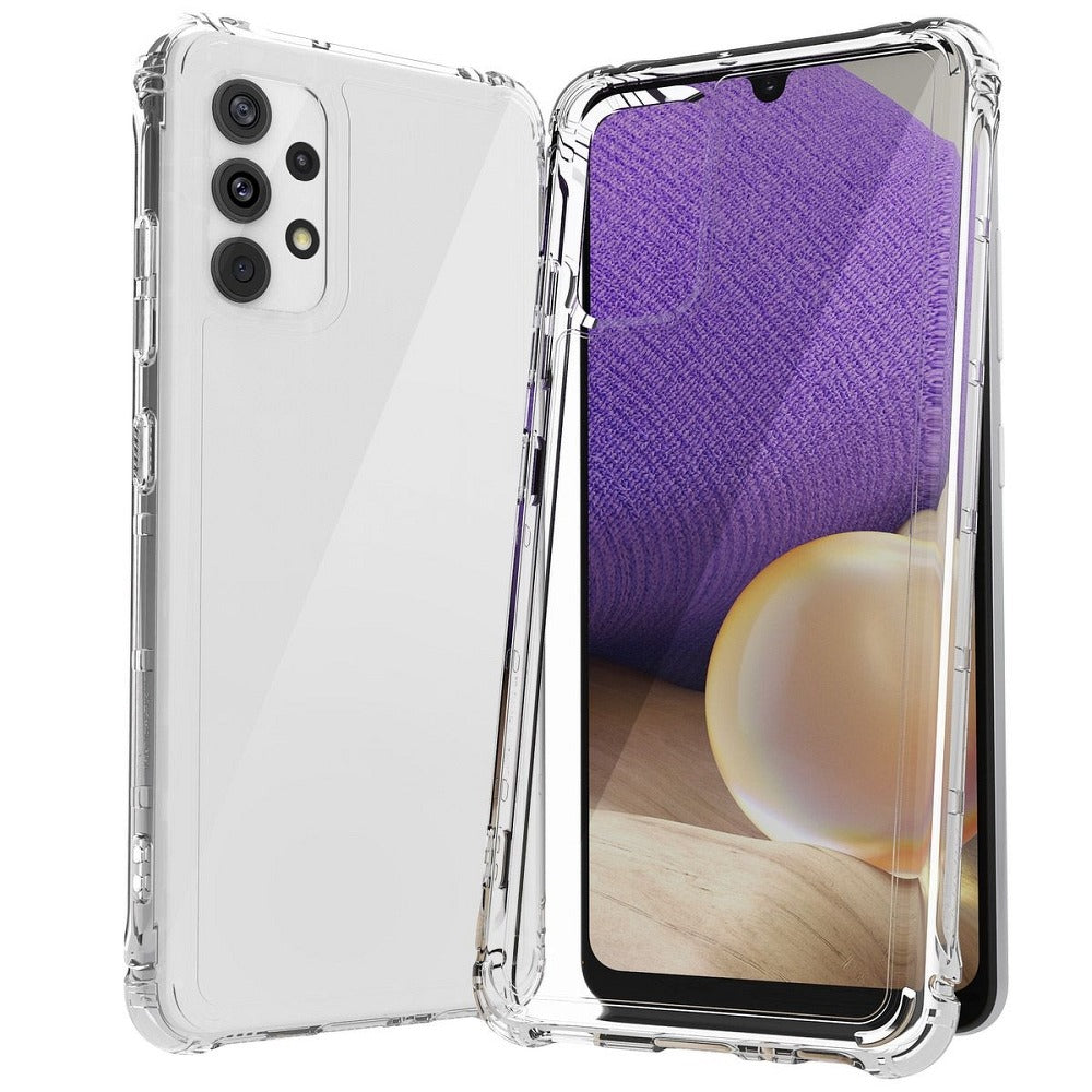 Противоударен Силиконов Калъф за Samsung A32 4G, Araree Mach Case, Прозрачен (3)
