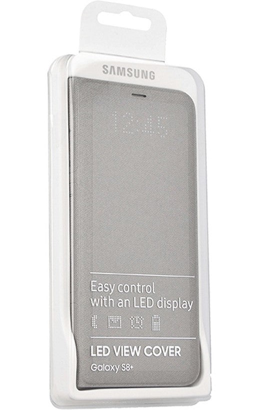 Оригинален Активен Калъф за Samsung S8 Plus Led View Cover Book Case Ef-Ng955pse, Сив (5)