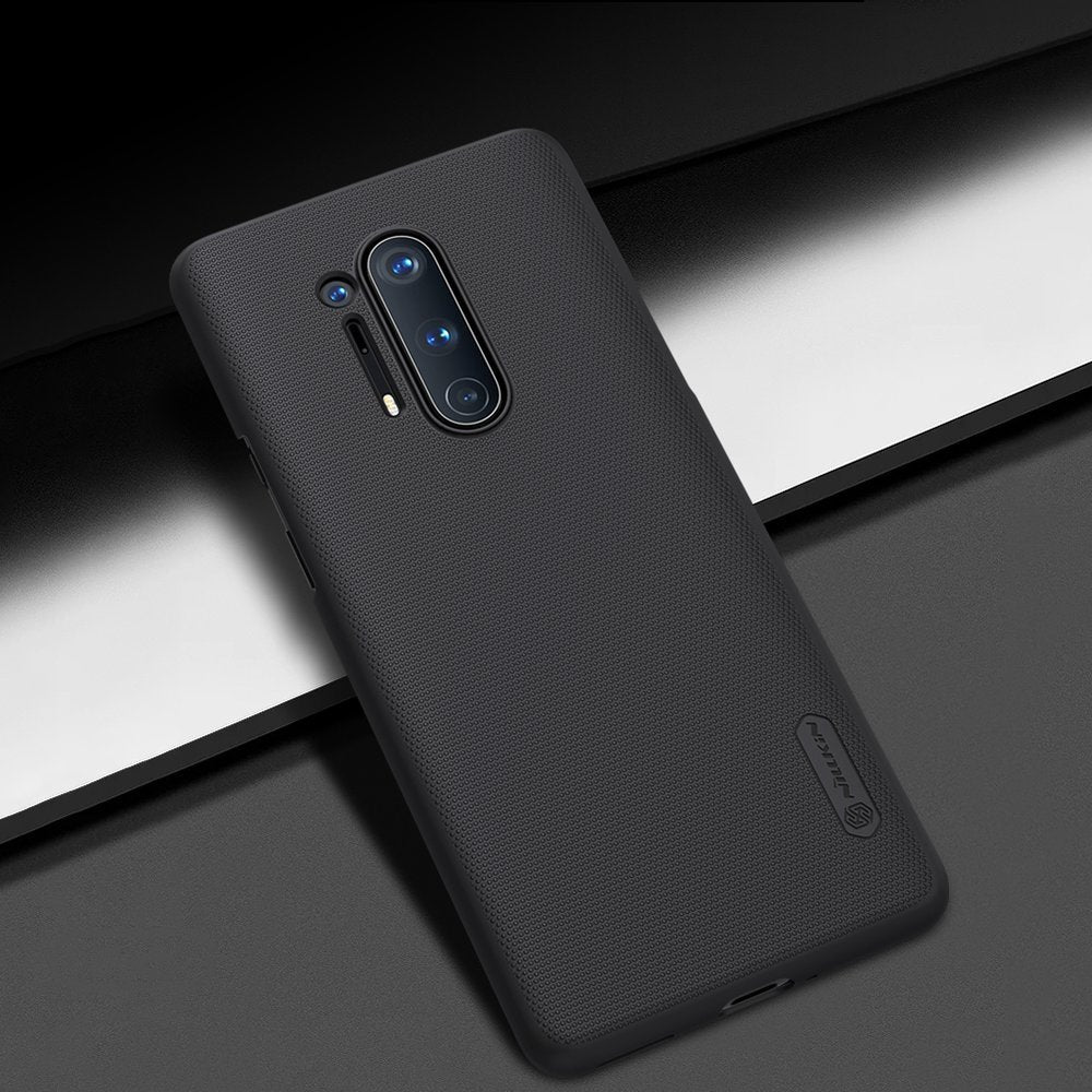Калъф с Поставка за Oneplus 8 Pro, Nillkin Super Frosted Case, Черен (5)