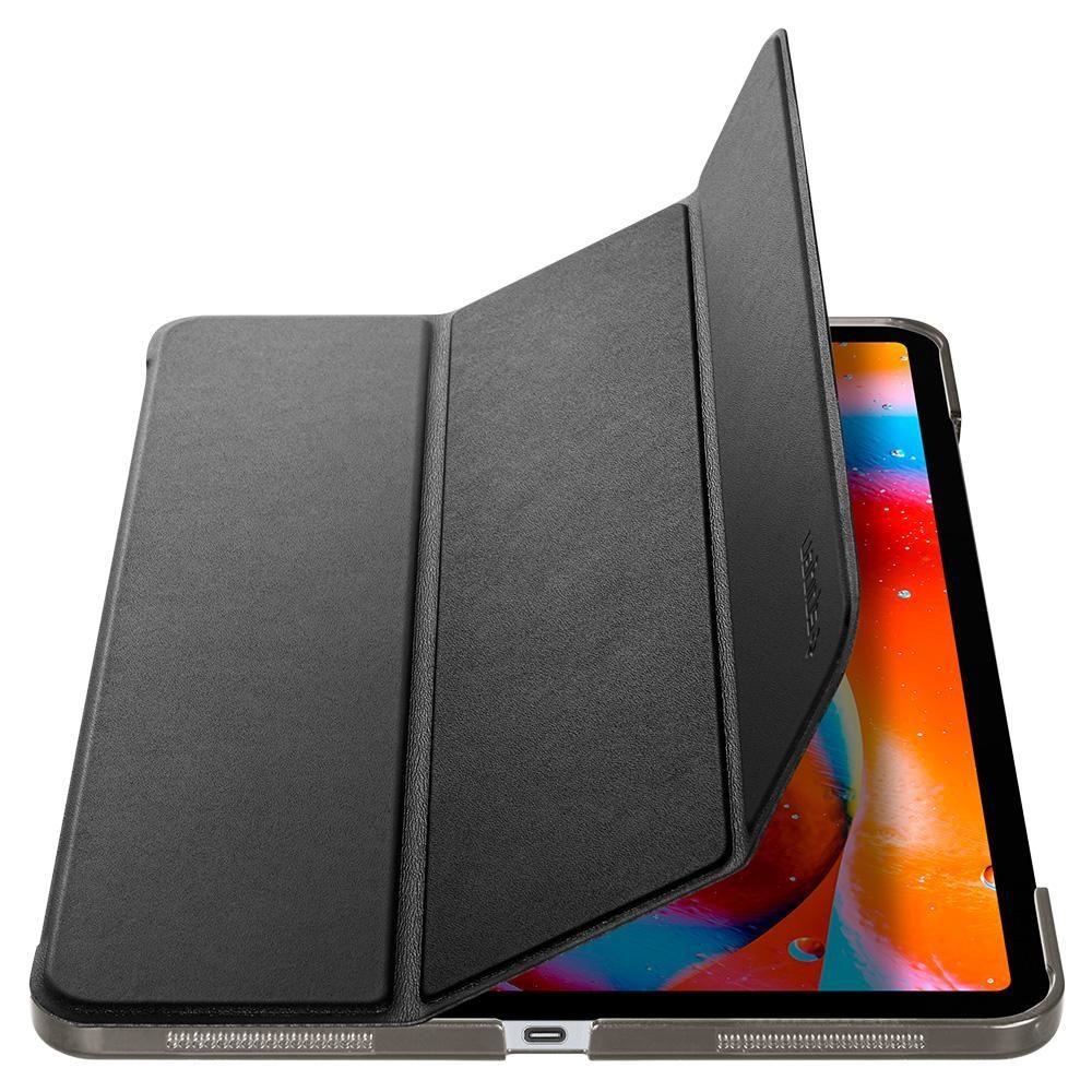 Защитен Калъф за iPad Pro 12.9" 2022-2018/ Air 13, Spigen Smart Fold Case, Черен (2)