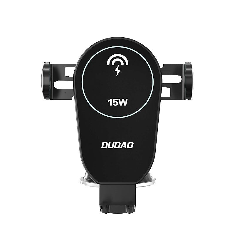 Стойка за Кола с Бързо Безжично Зареждане, Dudao Board Holder 15w, Черен (3)