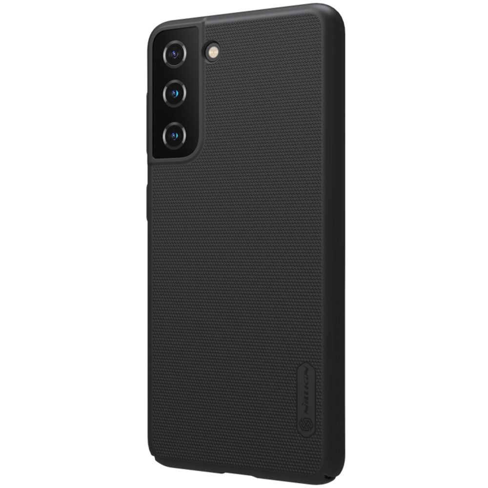 Калъф с Поставка за Samsung S21 Ultra, Nillkin Super Frosted Case, Черен (4)