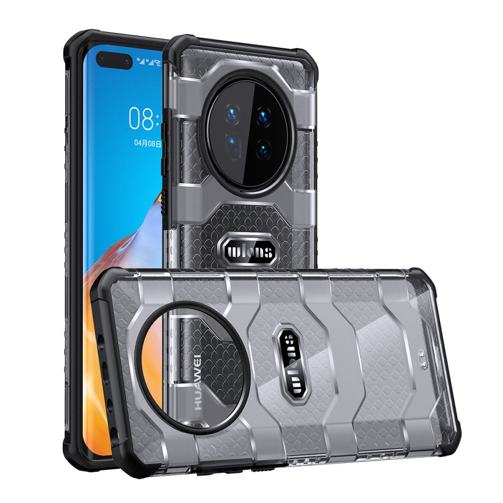 Противоударен Хибриден Калъф за Huawei Mate 40 Pro, Explorer Triple Case, Черен (2)