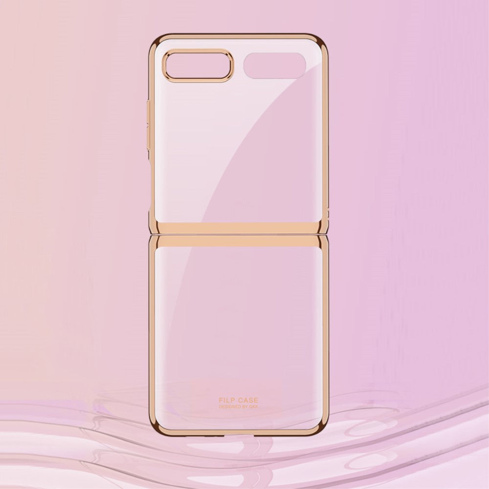 Поликарбонатен Калъф за Samsung Galaxy Z Flip, GKK PC Case, Златист (4)