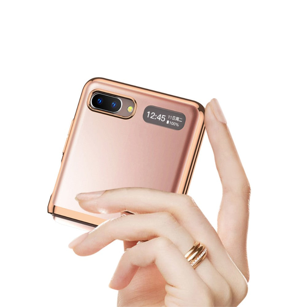 Поликарбонатен Калъф за Samsung Galaxy Z Flip, GKK PC Case, Златист (3)