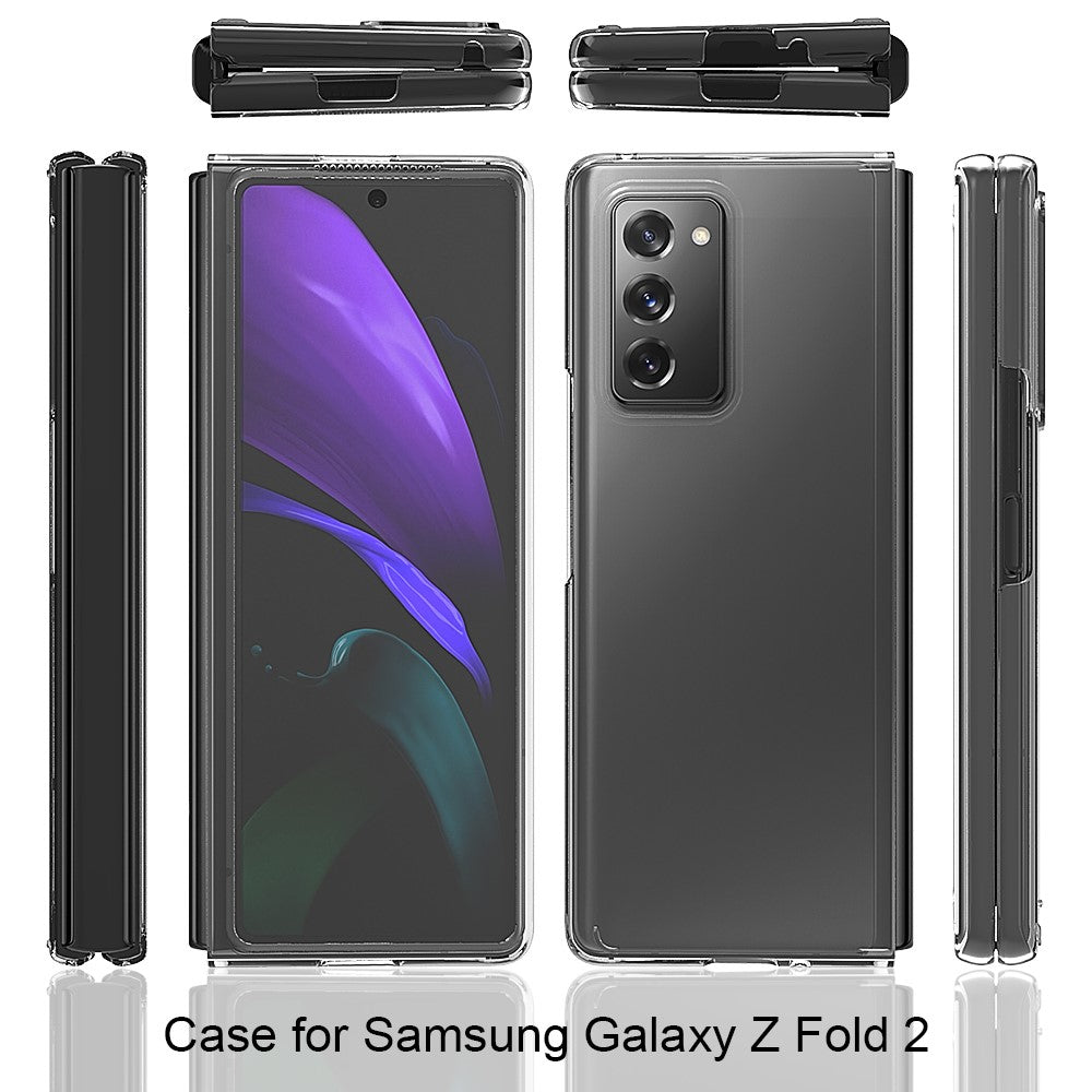 Противоударен Калъф за Samsung Galaxy Z Fold 2, Hybrid Case, Прозрачен (5)