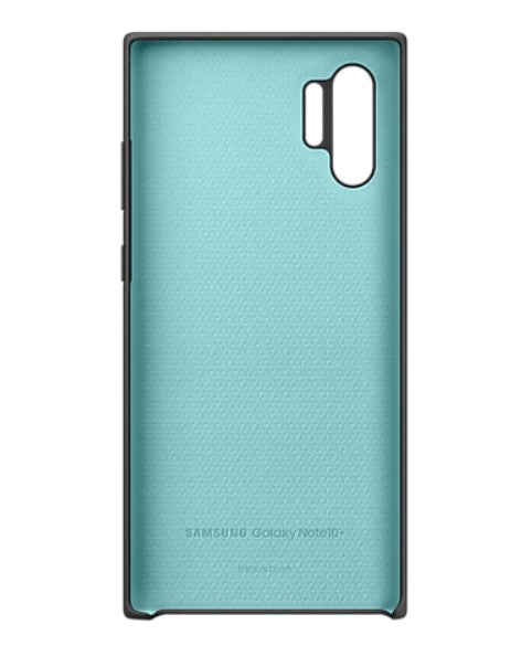 Оригинален Силиконов Калъф за Samsung Note 10 Plus Silicone Cover Case Ef-Pn975tbe, Черен (5)