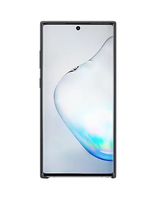 Оригинален Силиконов Калъф за Samsung Note 10 Plus Silicone Cover Case Ef-Pn975tbe, Черен (3)