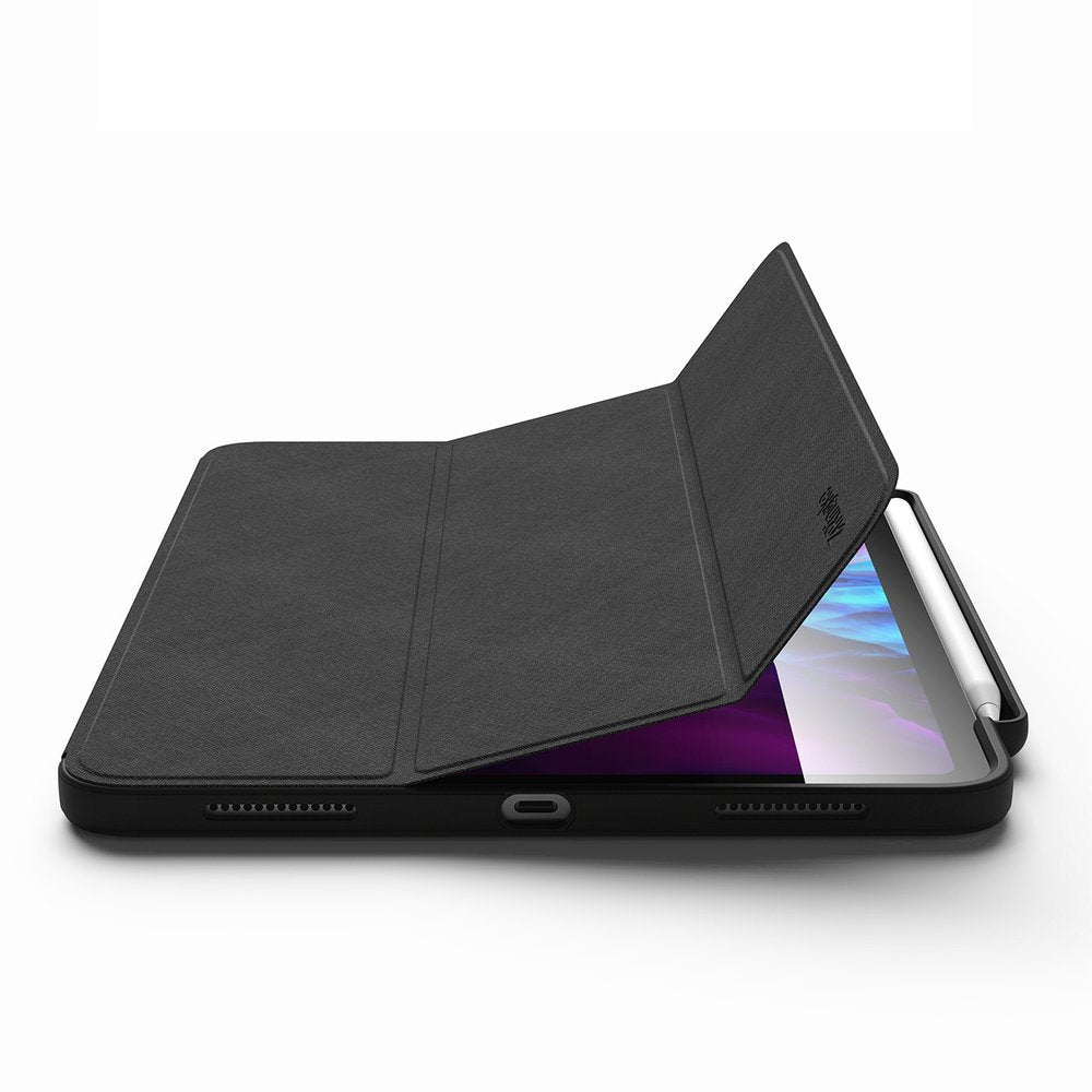Калъф с Pen Поставка за iPad Pro 11, Ringke Smart Case, Черен (2)