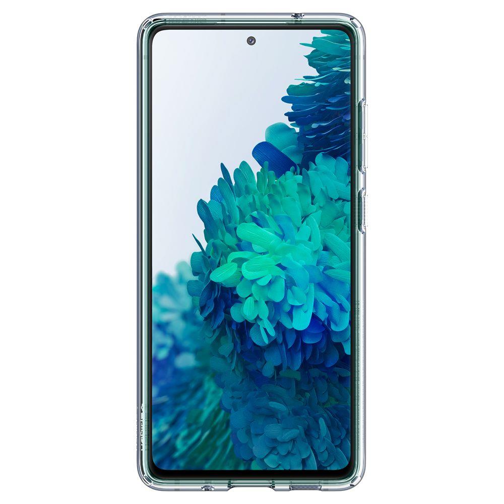 Противоударен Хибриден Калъф за Samsung S20 FE, Spigen Ultra Hybrid Case, Прозрачен (7)