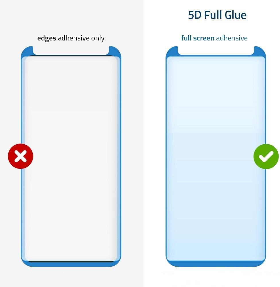 Извит Стъклен Протектор за Xiaomi Mi Note 10/Pro/Lite, Blue Star 3D Full Glue Glass, Прозрачен (3)