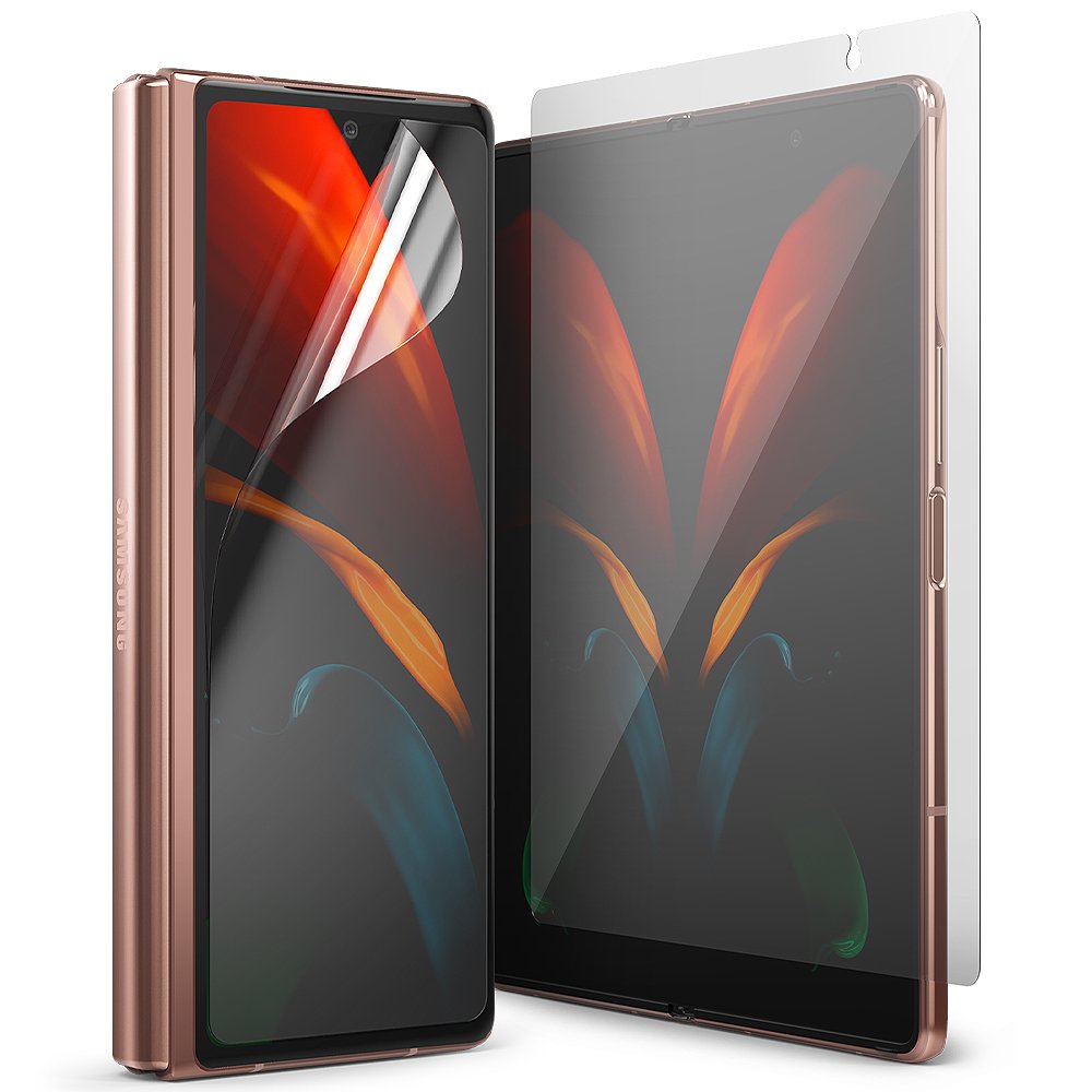 Комплект Протектори за Samsung Galaxy Z Fold 2, Ringke Defender Glass, Прозрачен (2)
