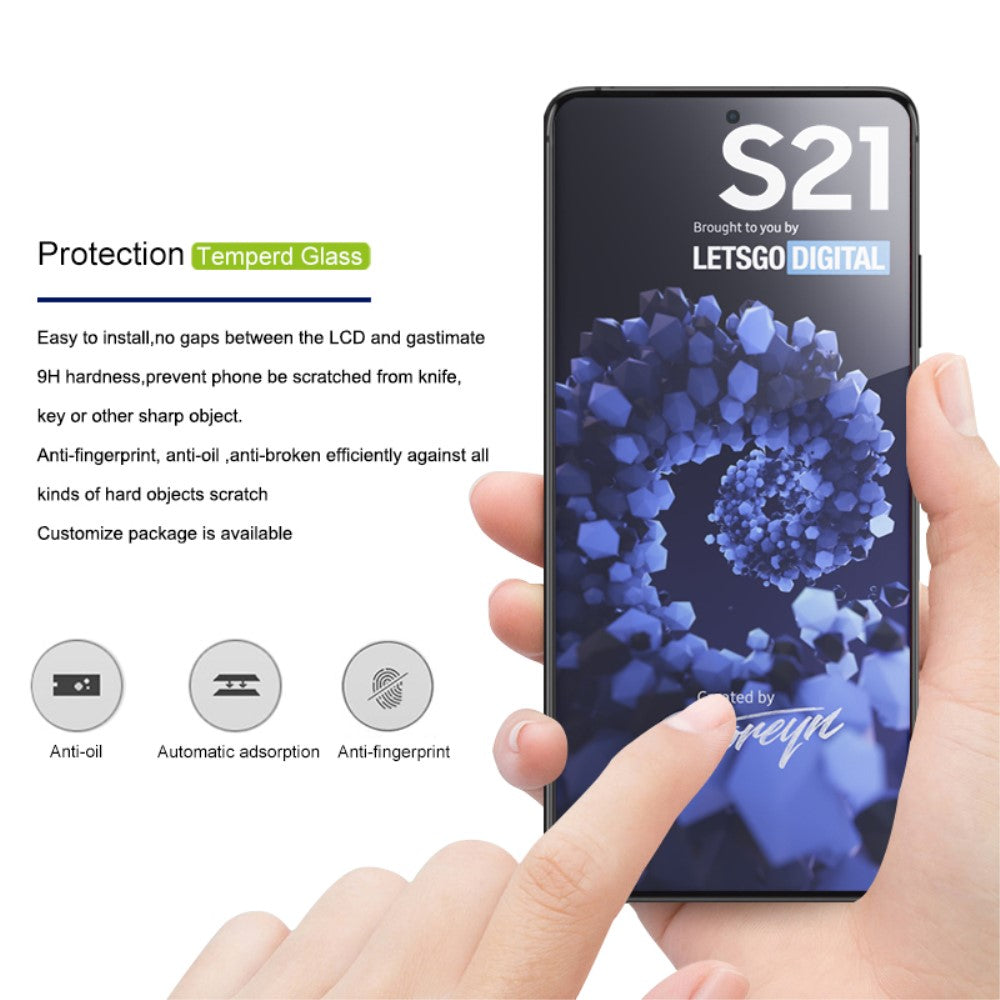 Стъклен Протектор за Samsung S21, Mocolo HD Glass, Прозрачен (7)