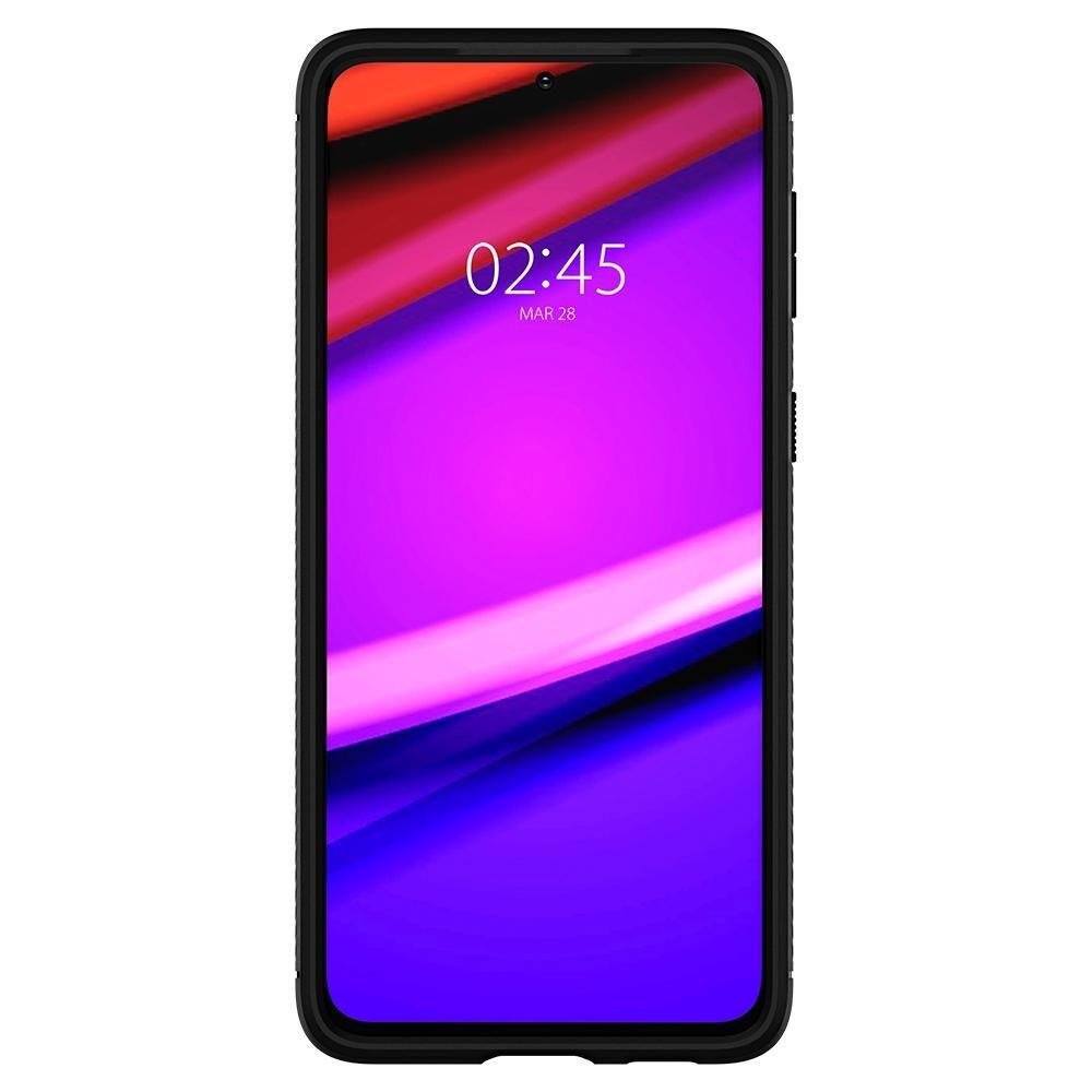 Противоударен Силиконов Калъф за Samsung S21 Plus, Spigen Rugged Armor Case, Черен (6)