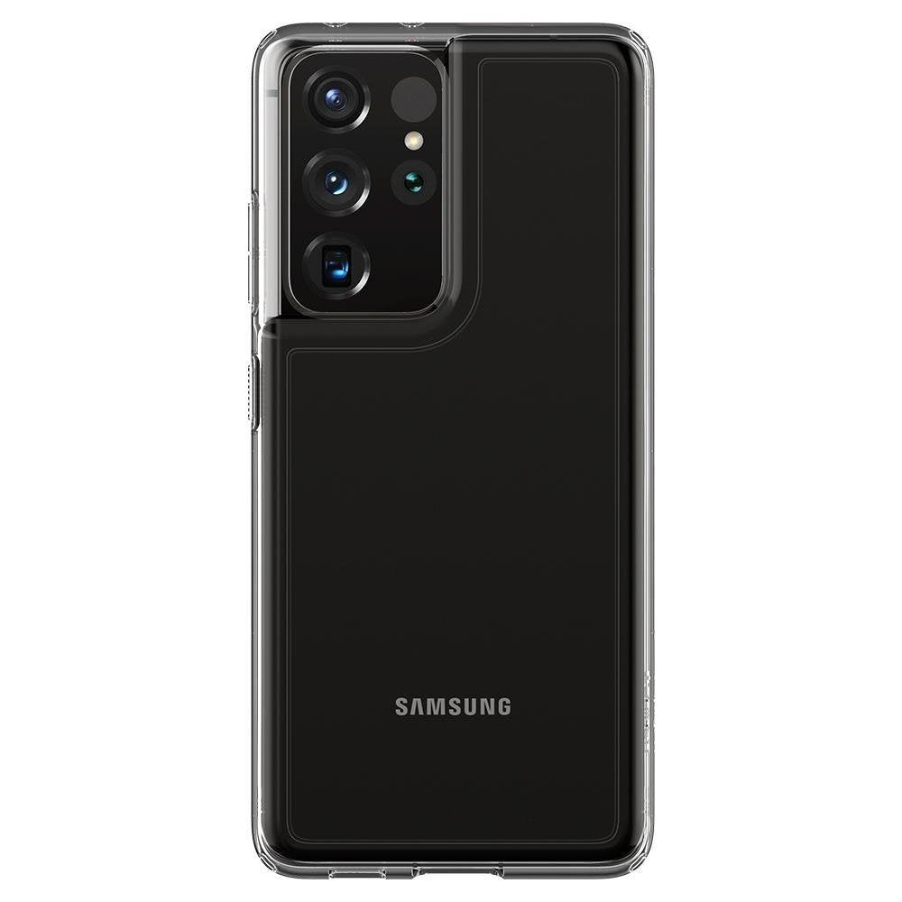 Противоударен Хибриден Калъф за Samsung S21 Ultra, Spigen Ultra Hybrid Case, Прозрачен (2)