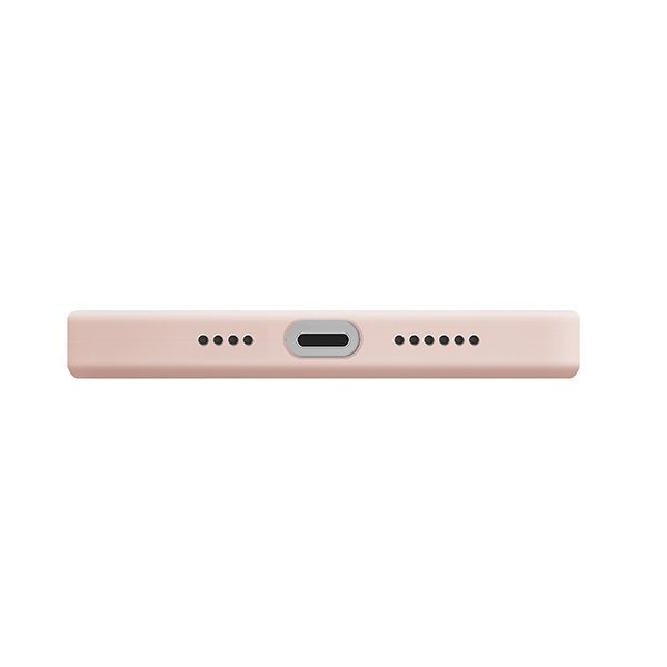 Силиконов Калъф за iPhone 12 Pro Max, Uniq Lino Hue Case, Розов (5)