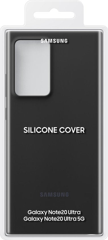 Оригинален Силиконов Калъф за Samsung Note 20 Ultra Silicone Cover Case Ef-Pn985tbe, Черен (5)