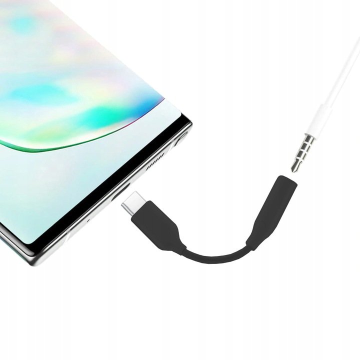 Оригинален Аудио Jack Преход/Адаптер, Samsung USB-C to Aux 3.5mm EE-UC10JUBE, Черен (Bulk) (2)