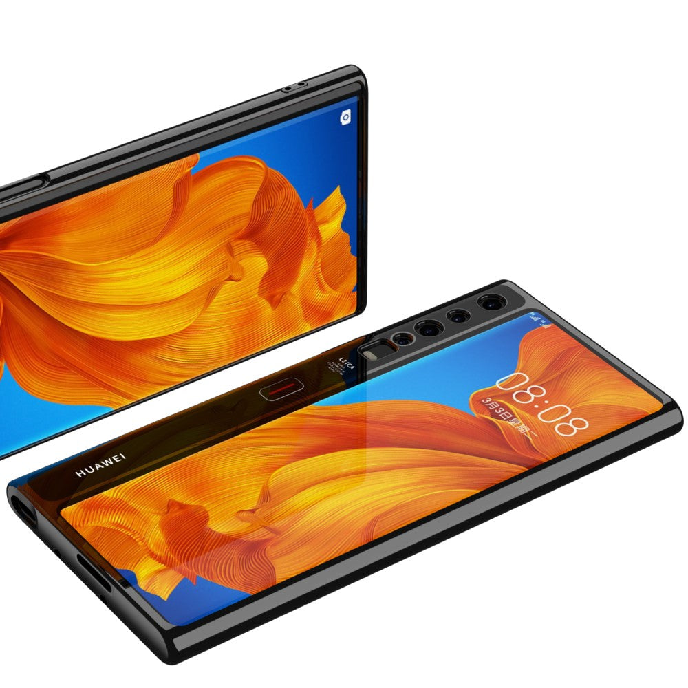 Противоударен Силиконов Калъф за Huawei Mate Xs, GKK Electro Case, Лилав (3)