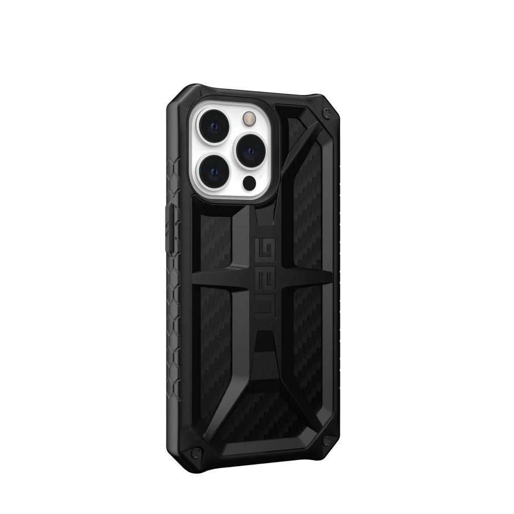 Противоударен Калъф за iPhone 13 Pro, UAG Monarch Carbon Fiber Case, Черен (4)