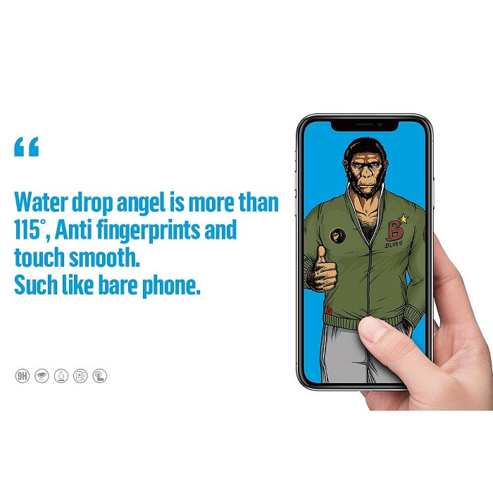 Стъклен Протектор за iPhone 13 Pro Max, Blueo HD 5D Glass, Прозрачен (6)